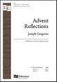 Advent Reflections SATB choral sheet music cover